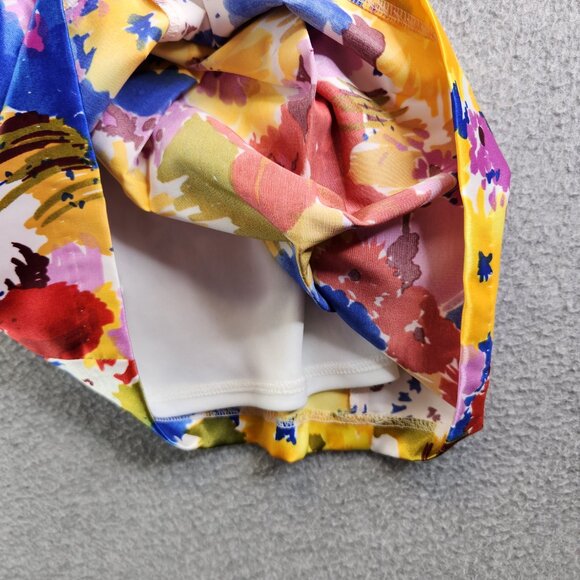 Bisou Bisou Dress Womens 4 Floral Layered Pleats Resortwear Party Wedding Guest - Picture 7 of 15